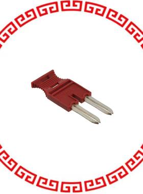 3033802 CONN TERM BLK JMPR 2POS RED