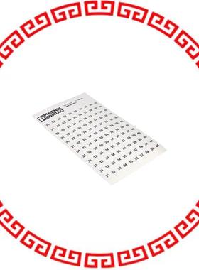 0804183:0031 ADHESIVE MARKER CARD 31-40