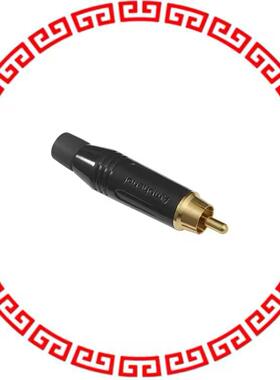 ACPR-BLK CONN PLUG RCA BLACK