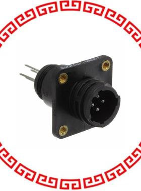 1-207825-1 CONN RCPT MALE 4POS TIN SOLDER