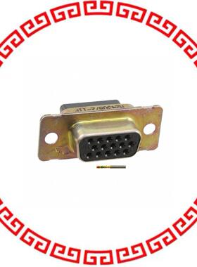 204512-2 CONN D-SUB HD RCPT 15POS PNL MNT