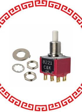 8225SHZBE SWITCH PUSH DPDT 0.4VA 20V