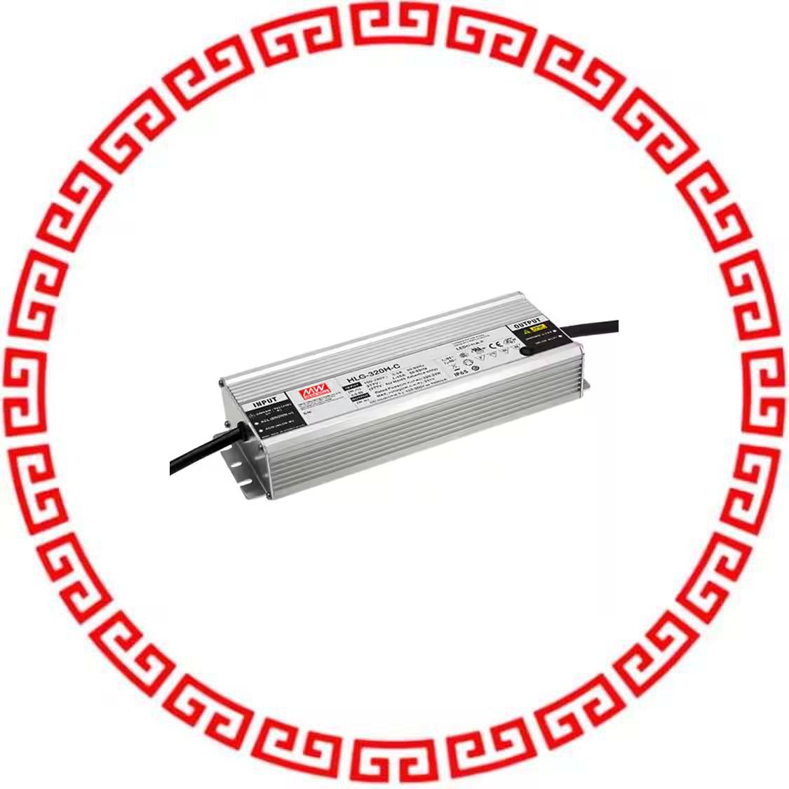 HLG-320H-C1750A LED DRVR CC AC/DC 91-183V 1.75A