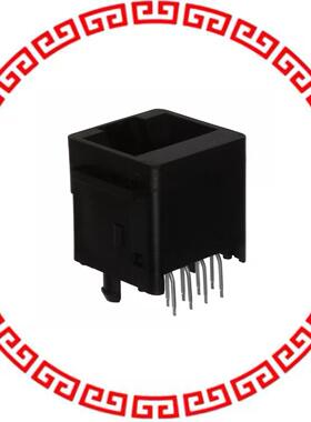 424108312 CONN MOD JACK 8P8C VERT UNSHLD