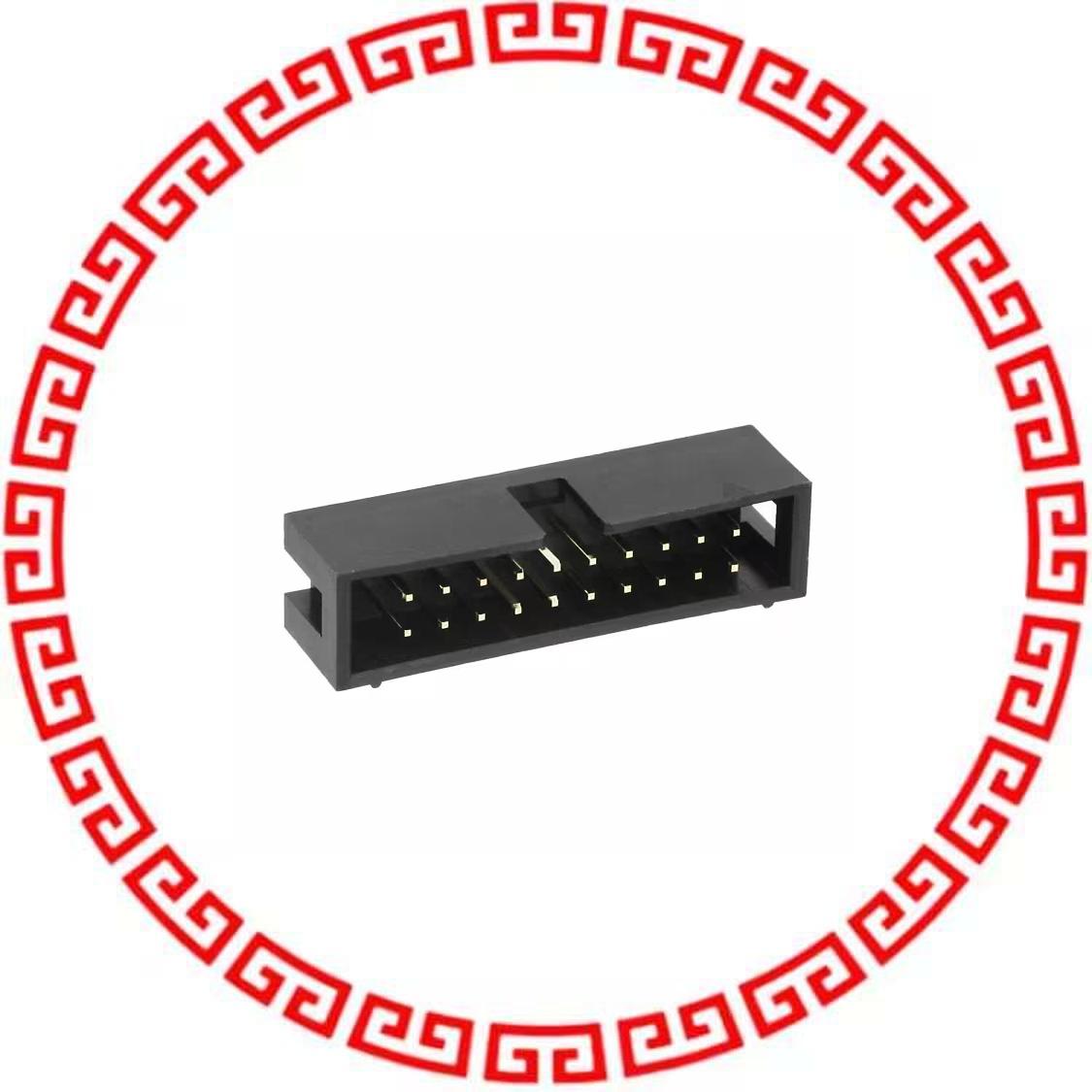 30320-6002HB CONN HEADER 20POS DL STR GOLD