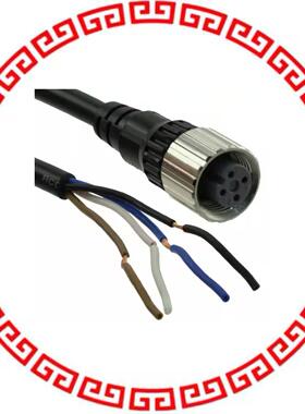 XS2F-M12PVC4S5M CBL FMALE TO WIRE LEAD 4P 16.4'
