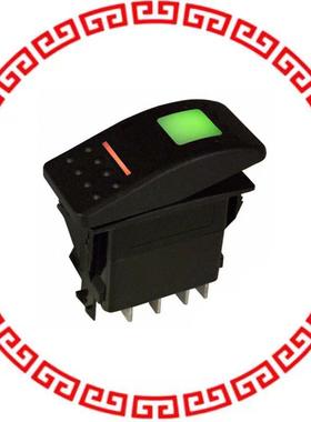 V4D2GHNB-AAC00-000 SWITCH ROCKER SPDT 20A 12V