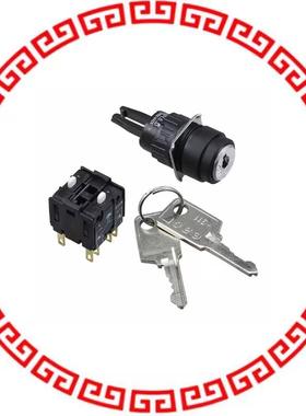 51-378.F22D KEYLOCK SWITCH 3 POSITIONS MOM-0