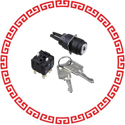 51-378.F22D KEYLOCK SWITCH 3 POSITIONS MOM-0
