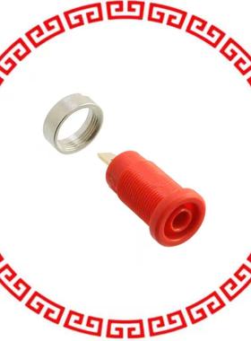 72913-2 BANANA JACK PANEL MNT RED