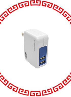 U280-002-W12 BATT CHRG USB WALL MT 5V 1A/2.4A