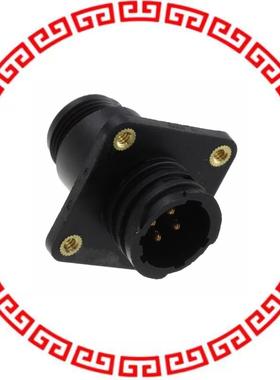 207825-1 CONN RCPT MALE 4POS GOLD SOLDER