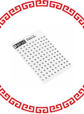 0804374:0011 MARKER CARD FOR 120 TERM BLOCKS