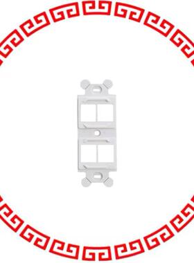 NK4106MFEI MOD FRAME SNGL GANG 4PORT IVORY