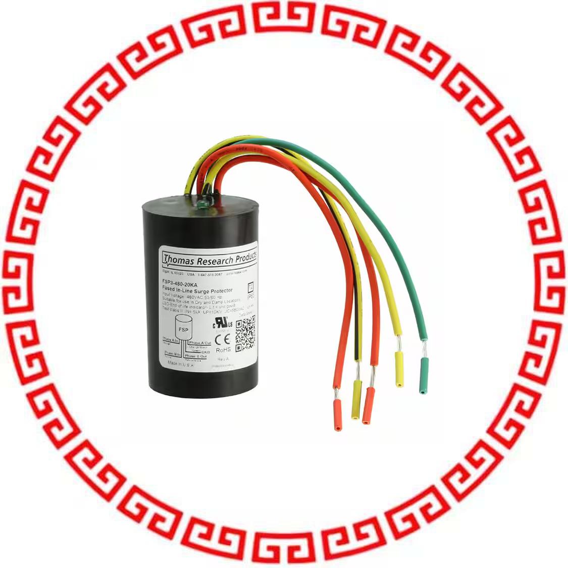 FSP3-480-20KA SURGE PROTECTOR W/OPERATING LED