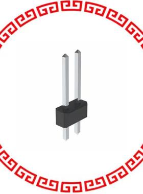 PEC01DFAN CONN HEADER .100 DUAL STR 2POS