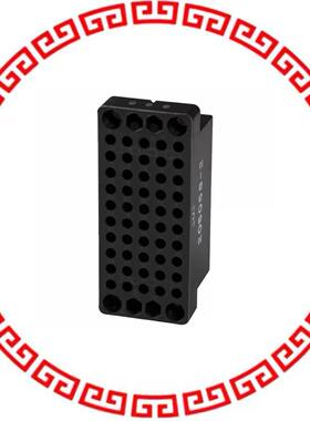 205058-2 CONN HOUSING PLUG 50 POS BLACK