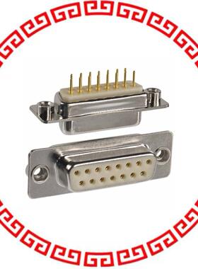 172-E15-213R011 CONN D-SUB RCPT 15P PNL MNT SLDR