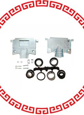 17E-1657-37 CONN BACKSHLL DB37 DIE CAST ZINC