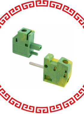 707879 TERM BLK SCREW CLAMP 1POS GREEN