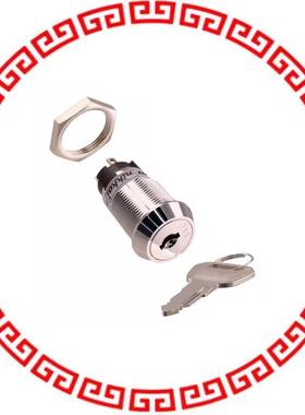 CKL12BFW01-001 SWITCH KEYLOCK 2POS SPDT 3A 250V