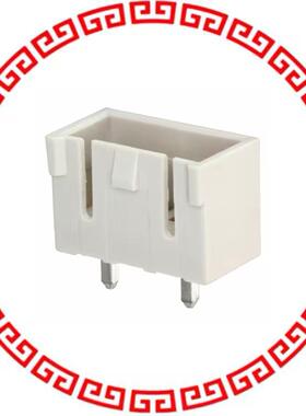 353280260 CONN HEADER 2POS VERT WHITE