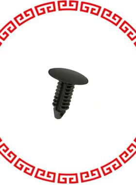 460440 BLACK NYLON 6/6 FIR TREE RIVETS,