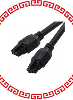 2451320805 MICROFIT 8 CIRCUIT BLACK 500M OM