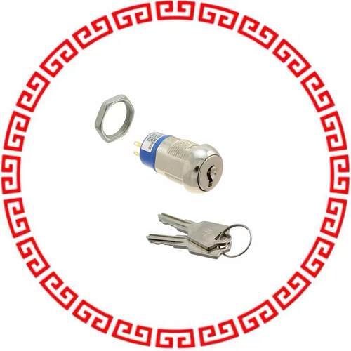 KO129B606 SWITCH KEYLOCK 3POS SP3T 4A 125V