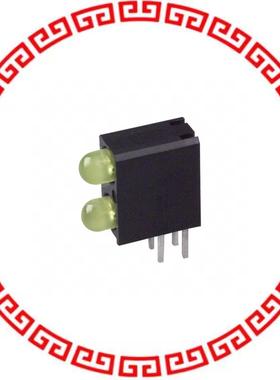 5530133F LED 2HI 3MM YELLOW PC MNT