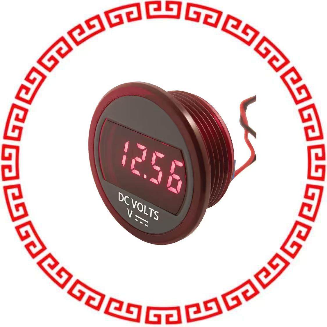 DMR20-10-DCM-R-C VOLTMETER 6-75VDC LED PANEL MT