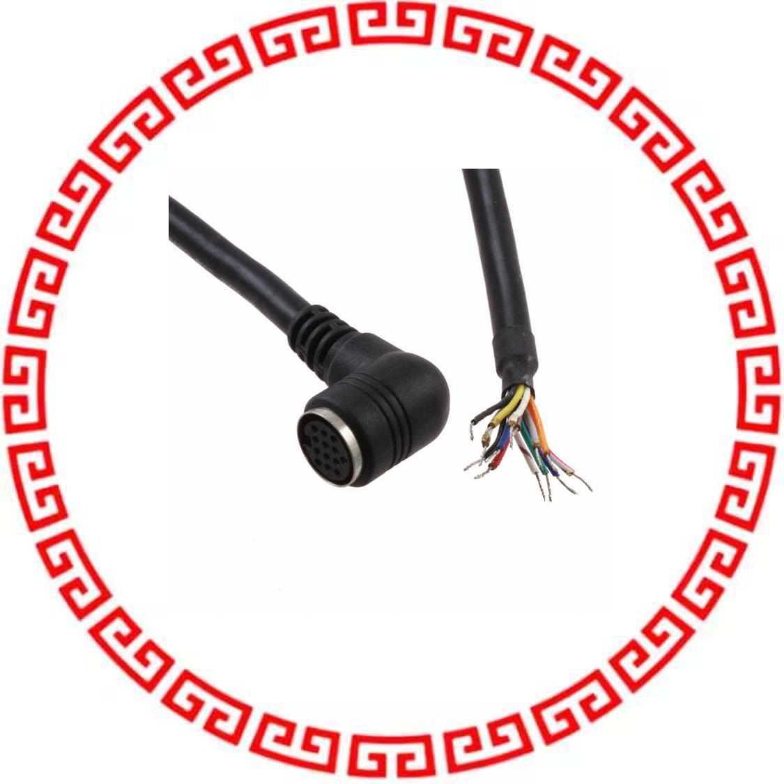 10-00538 CBL FMALE RA TO WIRE 13POS 6'