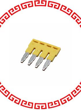 XW5S-S4.0-4 SHORTBAR SCRWTB 4MMYEL4POL