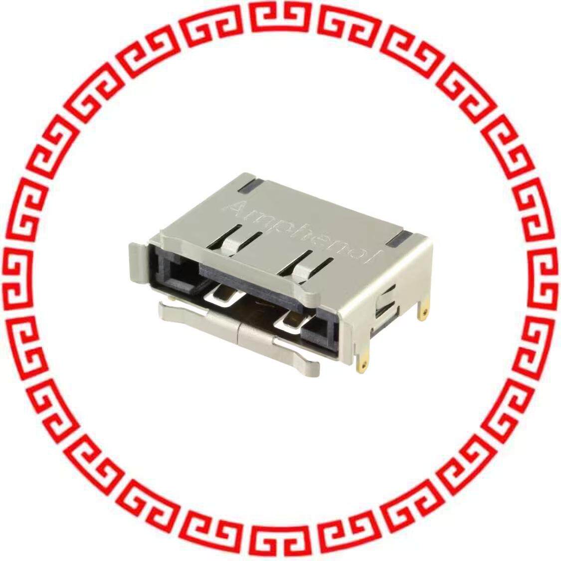 G091231304LF ESATA R/A REV. SMT TYPE, 7P, 30U