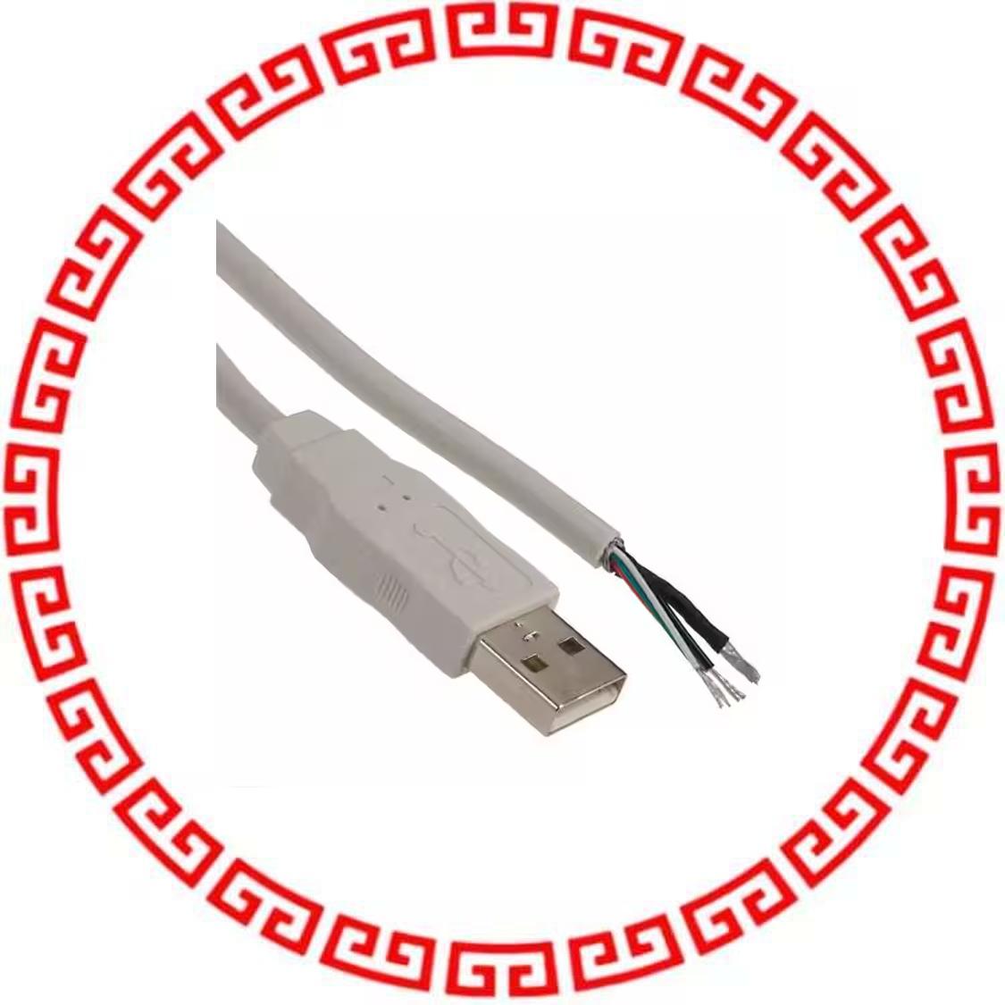 887283400 USB CABLE A-PIGTAIL FULL RATED