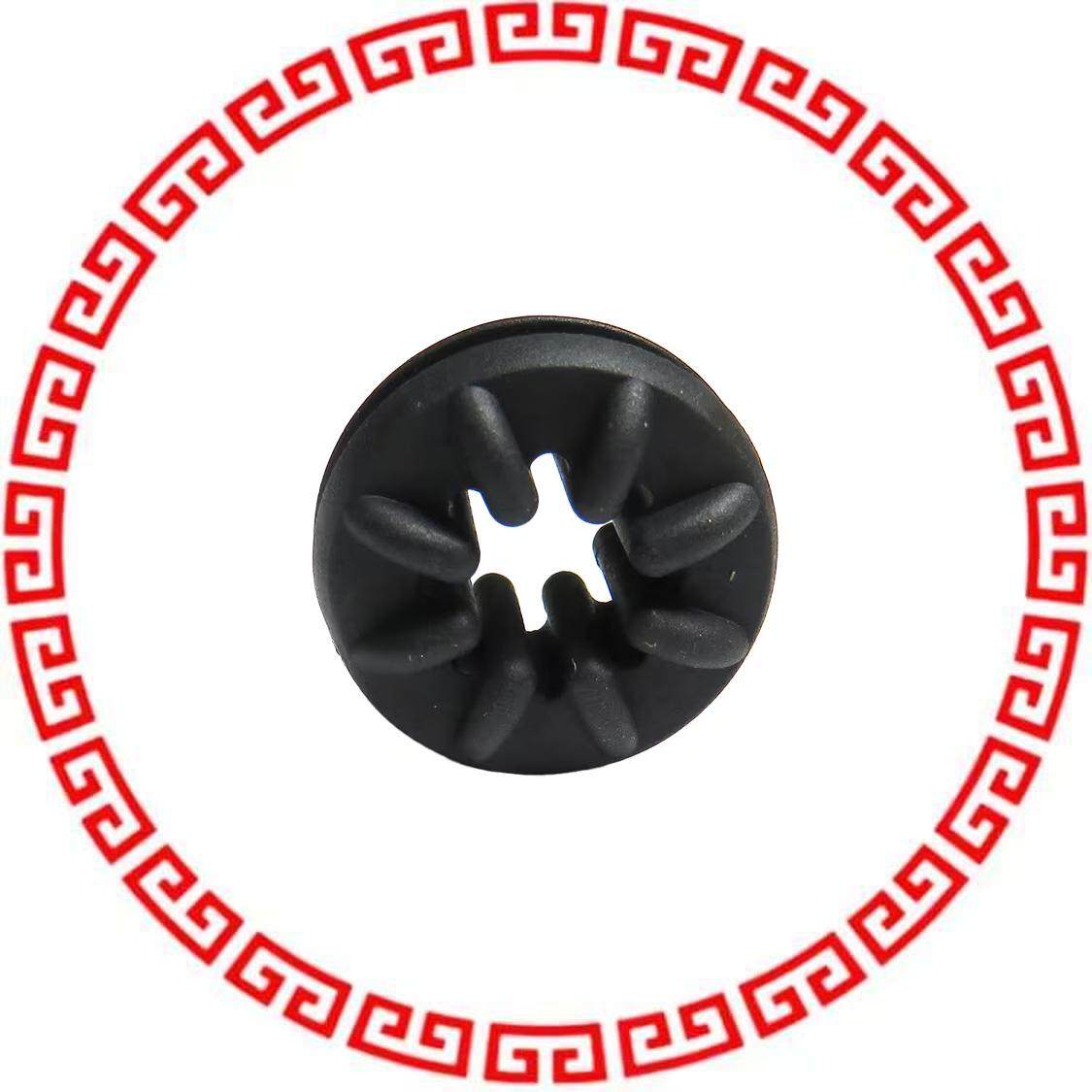 G-411-C6050 SCREW GROMMET THRMPL BLK