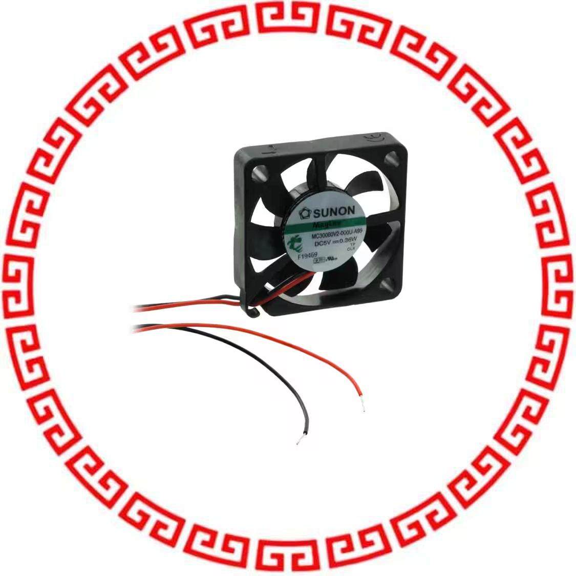 MC30060V2-000U-A99 FAN AXIAL 30X6.9MM 5VDC WIRE