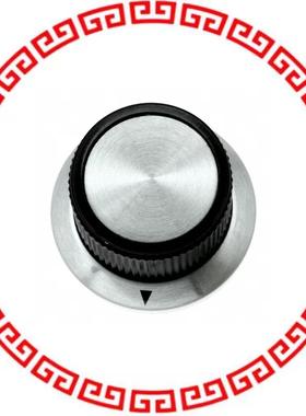 PKD70B1/4 KNOB KNURLED W/SKRT 0.250