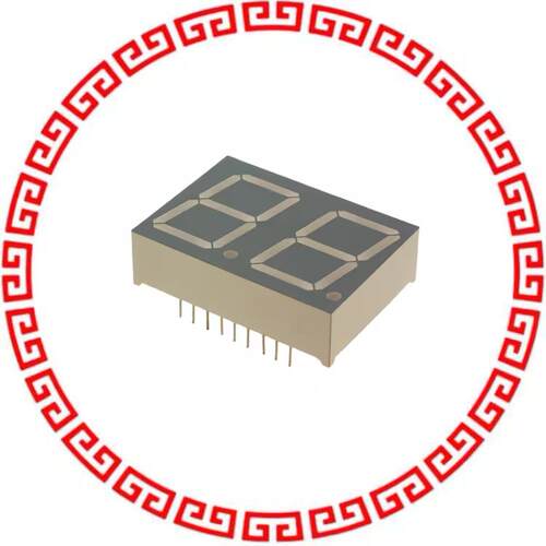 LDD-C812RI LED 7-SEG .80 DUAL GRN CC DIRECT