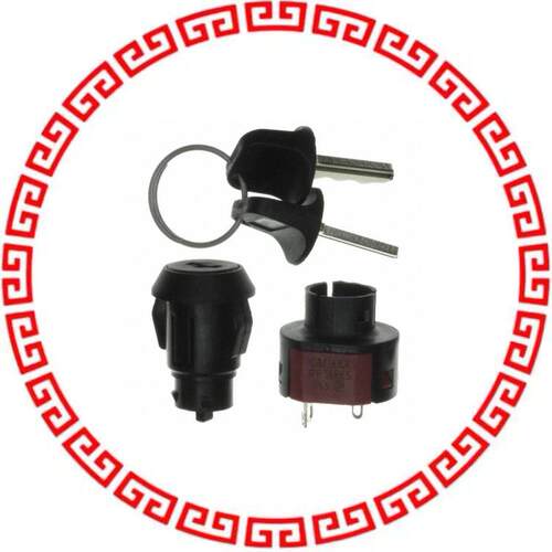 PF011UEBM03KQ22 SWITCH KEYLOCK 2POS SPDT 4A 125V