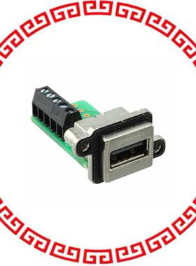 MUSBA41130 RUGGED USB A RA-PCB TERM BLK