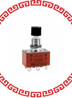 SB61A SWITCH PUSHBUTTON DPDT 10A 125V