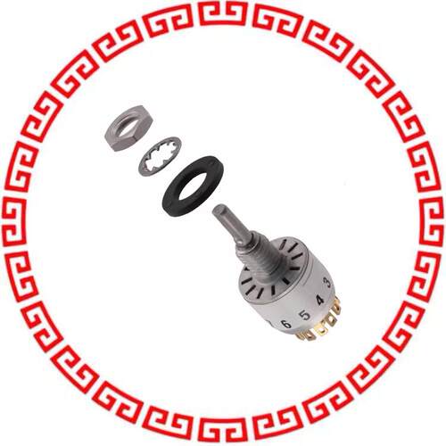 50CD36-01-1-AJN SWITCH ROTARY 2-10POS 150MA 115V