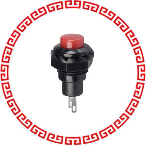 RP3502BRED SWITCH PUSH SPST-NC 3A 120V