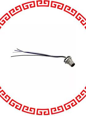 M12A-04PMMC-SF8B15 CBL MALE TO WIRE LEAD 4POS 0.49'