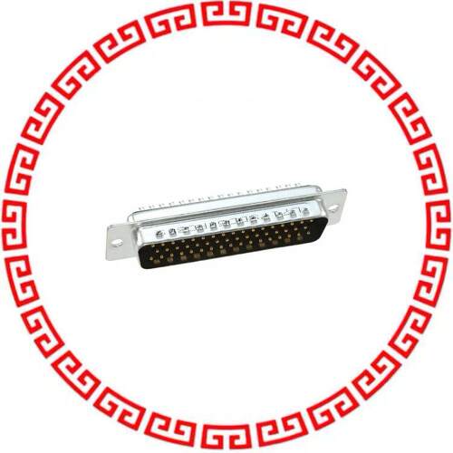 L717SDD50PC309 CONN D-SUB PLUG 50P STR SLDR CUP