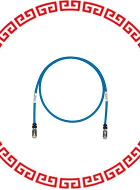 STP6X10BU COPPER PATCH CORD, CAT 6A, BLUE