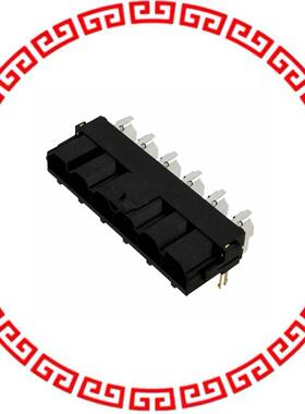 428206222 HDR ASSY 093 CLIP 6 CKT TIN