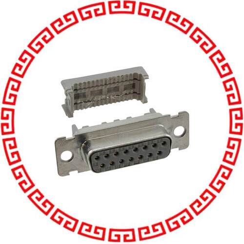 8315-6000 CONN DSUB RCPT 15POS PNL MNT IDC