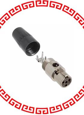 TA4FLX CONN PLUG FMALE MINI XLR 4P SLDR